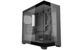 Darkflash C218M számítógépház + 6 ARGB ventilátor (fekete) (C218M BLACK)